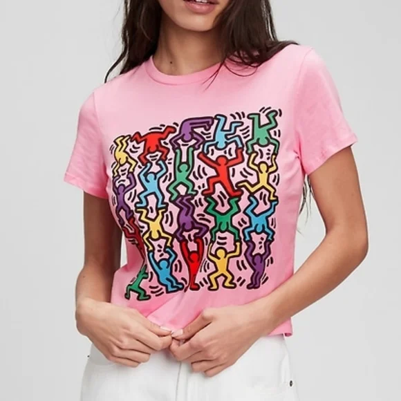 Gap x Keith Haring cropped graphic tee - Picture 3 of 3